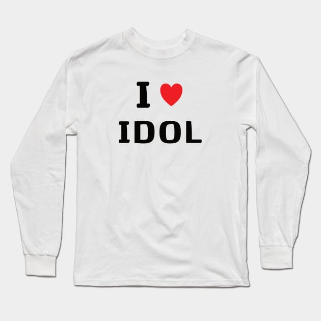 Hoshino Ruby ([Oshi no Ko]) I ♥ Idol Long Sleeve T-Shirt by Kamishirts